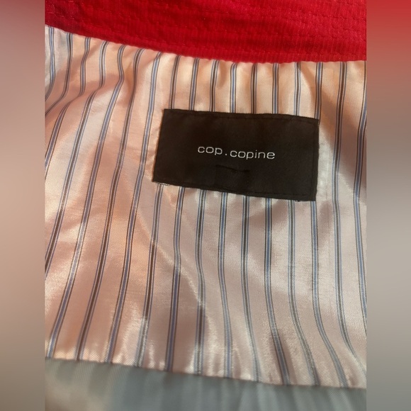 Cop.Copine Cherry Red Open-Front Jacket - Picture 7 of 11